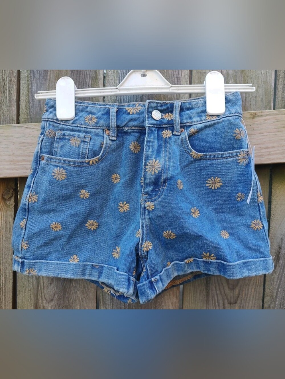 🏵️ PacSun Festival Daisy Floral Mom Shorts NWT